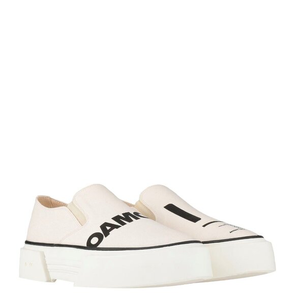 OAMC White Slip On Flatform Canvas MSRP $777 - Men’s Shoes Size EU 42.5 (US 9.5) - Picture 2 of 10